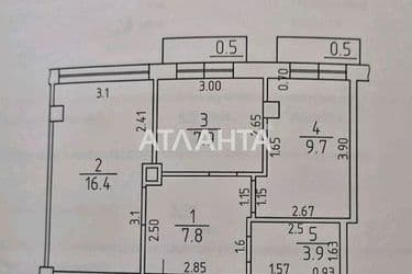 2-комнатная квартира по адресу ул. Глиняная (площадь 47 м²) - Atlanta.ua - фото 28