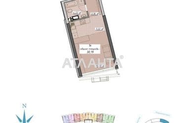 1-комнатная квартира по адресу Курортный пер. (площадь 30,2 м²) - Atlanta.ua - фото 12