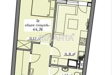 1-room apartment apartment by the address st. Kurortnyy per (area 44,4 m²) - Atlanta.ua - photo 6