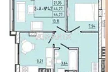 2-кімнатна квартира за адресою вул. Марсельська (площа 45 м²) - Atlanta.ua - фото 4