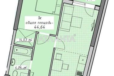 1-комнатная квартира по адресу Курортный пер. (площадь 48,2 м²) - Atlanta.ua - фото 10