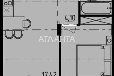 1-кімнатна квартира за адресою вул. Філатова ак. (площа 36 м²) - Atlanta.ua - фото 22