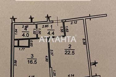 1-room apartment apartment by the address st. Kamanina (area 47,5 m²) - Atlanta.ua - photo 24