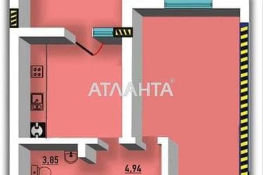 1-кімнатна квартира за адресою вул. Райдужний м-н (площа 48 м²) - Atlanta.ua - фото 10