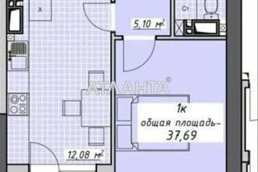 1-room apartment apartment by the address st. Kurortnyy per (area 37,8 m²) - Atlanta.ua - photo 10