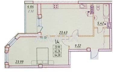 1-room apartment apartment by the address st. Mikhaila Zhvanetskogo bul (area 65 m²) - Atlanta.ua - photo 7