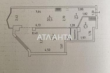 1-комнатная квартира по адресу Фонтанская дор. (площадь 53 м²) - Atlanta.ua - фото 30
