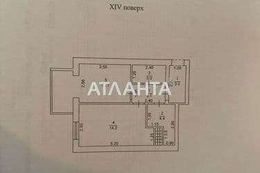 1-room apartment apartment by the address st. Zhabotinskogo Proletarskaya (area 38,4 m²) - Atlanta.ua - photo 22