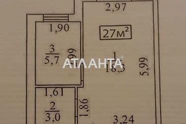 1-room apartment apartment by the address st. Spreysa (area 27 m²) - Atlanta.ua - photo 23