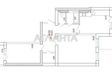 2-rooms apartment apartment by the address st. Tsvetaeva gen (area 82,4 m²) - Atlanta.ua - photo 18