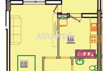 1-room apartment apartment by the address st. Stroitelnaya (area 42 m²) - Atlanta.ua - photo 7