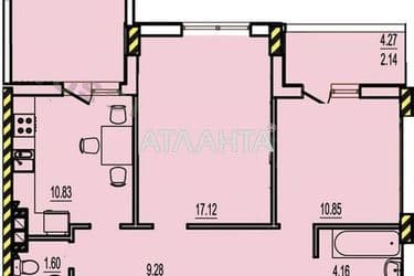 2-rooms apartment apartment by the address st. Stroitelnaya (area 60 m²) - Atlanta.ua - photo 7