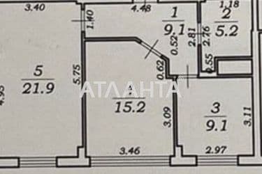 2-rooms apartment apartment by the address st. Srednyaya Osipenko (area 60,5 m²) - Atlanta.ua - photo 40