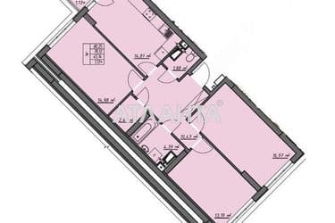 3-комнатная квартира по адресу ул. Воробьева ак. (площадь 80,3 м²) - Atlanta.ua - фото 17