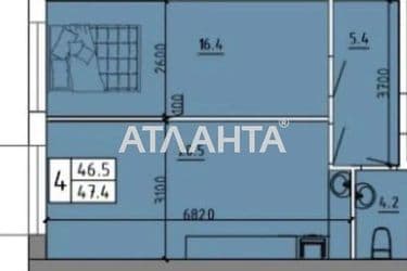 1-room apartment apartment by the address st. Nebesnoy Sotni pr Zhukova marsh pr Leninskoy iskry pr (area 48 m²) - Atlanta.ua - photo 7