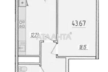 1-room apartment apartment by the address st. Krasnova (area 44 m²) - Atlanta.ua - photo 7