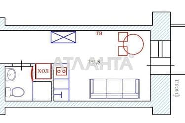 1-кімнатна квартира за адресою вул. Успенська (площа 19,8 м²) - Atlanta.ua - фото 21
