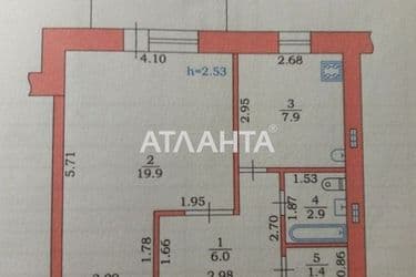 1-кімнатна квартира за адресою вул. 1 травня (площа 38,9 м²) - Atlanta.ua - фото 5