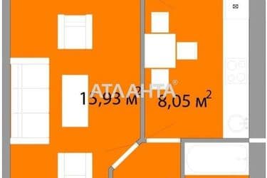 1-кімнатна квартира за адресою Небесної сотні пр. (площа 35 м²) - Atlanta.ua - фото 19