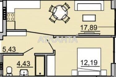 1-room apartment apartment by the address st. Avdeeva chernomorskogo (area 40 m²) - Atlanta.ua - photo 4