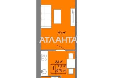 1-кімнатна квартира за адресою Небесної сотні пр. (площа 33 м²) - Atlanta.ua - фото 32