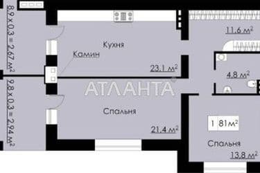 2-rooms apartment apartment by the address st. Tallinskaya (area 85 m²) - Atlanta.ua - photo 30