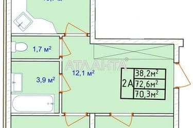 2-rooms apartment apartment by the address st. Fontanskaya dor Perekopskoy Divizii (area 72 m²) - Atlanta.ua - photo 3