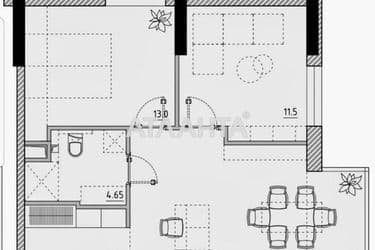 2-комнатная квартира по адресу Среднефонтанский пер. (площадь 60,3 м²) - Atlanta.ua - фото 16
