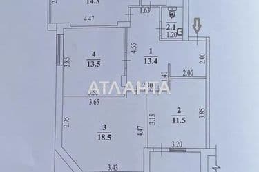 3-кімнатна квартира за адресою Небесної сотні пр. (площа 81 м²) - Atlanta.ua - фото 9