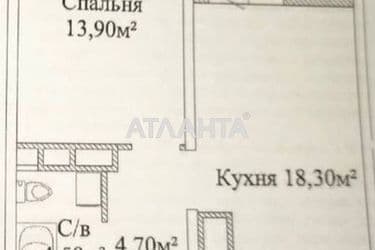 1-кімнатна квартира за адресою вул. Варненська (площа 44 м²) - Atlanta.ua - фото 22