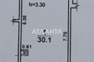1-комнатная квартира по адресу Маячный пер. (площадь 30,1 м²) - Atlanta.ua - фото 31