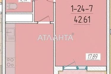 1-кімнатна квартира за адресою вул. Краснова (площа 42,2 м²) - Atlanta.ua - фото 6