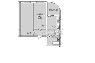 2-rooms apartment apartment by the address st. Krasnova (area 68,8 m²) - Atlanta.ua - photo 8