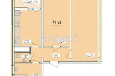 2-кімнатна квартира за адресою вул. Краснова (площа 70,7 м²) - Atlanta.ua - фото 4