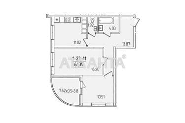 2-rooms apartment apartment by the address st. Krasnova (area 61,3 m²) - Atlanta.ua - photo 5