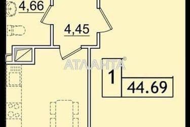 1-room apartment apartment by the address st. Sakharova (area 44,7 m²) - Atlanta.ua - photo 12