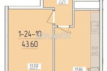 1-room apartment apartment by the address st. Krasnova (area 37,6 m²) - Atlanta.ua - photo 4