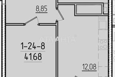 1-room apartment apartment by the address st. Krasnova (area 41,7 m²) - Atlanta.ua - photo 30