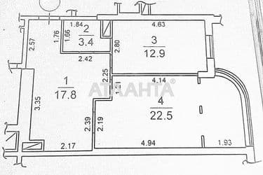 1-room apartment apartment by the address st. Srednyaya Osipenko (area 47 m²) - Atlanta.ua - photo 20