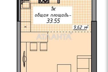 1-room apartment apartment by the address st. Kurortnyy per (area 33,6 m²) - Atlanta.ua - photo 5