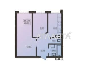 2-кімнатна квартира за адресою вул. Марсельська (площа 45,1 м²) - Atlanta.ua - фото 9