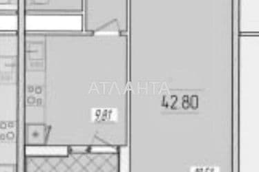 1-кімнатна квартира за адресою вул. Краснова (площа 42,8 м²) - Atlanta.ua - фото 11