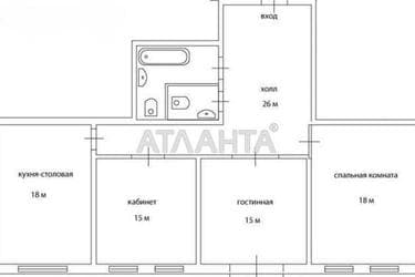 3-комнатная квартира по адресу ул. Гимназическая (площадь 98 м²) - Atlanta.ua - фото 22