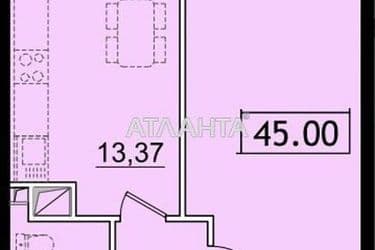 1-кімнатна квартира за адресою вул. Сахарова (площа 44,3 м²) - Atlanta.ua - фото 17