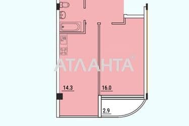 1-комнатная квартира по адресу ул. Львовская (площадь 42 м²) - Atlanta.ua - фото 15
