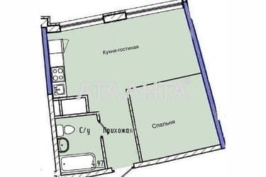 1-кімнатна квартира за адресою вул. Каманіна (площа 41 м²) - Atlanta.ua - фото 26