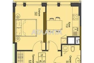 1-room apartment apartment by the address st. Frantsuzskiy bul Proletarskiy bul (area 39,7 m²) - Atlanta.ua - photo 8
