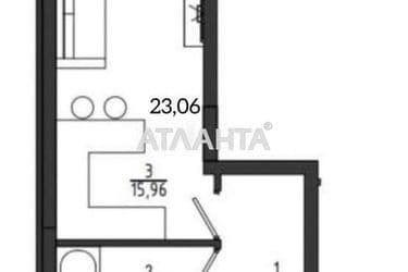 1-room apartment apartment by the address st. Chekhova (area 23,1 m²) - Atlanta.ua - photo 6