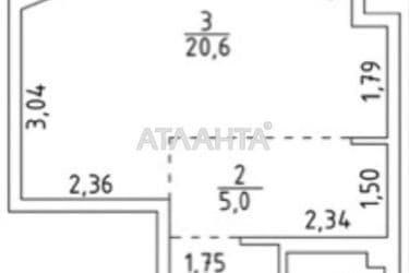 1-кімнатна квартира за адресою Люстдорфська дор. (площа 32,3 м²) - Atlanta.ua - фото 27