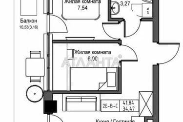 2-комнатная квартира по адресу 7 км овидиопольской дор. (площадь 42 м²) - Atlanta.ua - фото 7